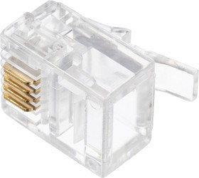 Вилка RJ-11 6P4C (WT-6001С)