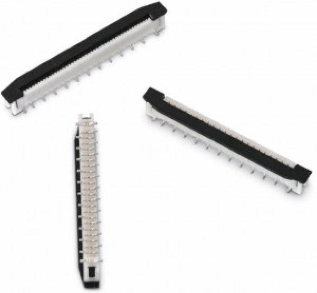 686116183822, FFC &amp; FPC Connectors WR-FPC 1.00mm ZIF w/ cap 16P Vertical