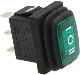 SB008 IP65 on-off-on 13x19.2mm, Клавишный переключатель SB008, IP65, ON-OFF-ON, 13x19.2 мм
