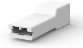 171706-1, FASTON .250 AMPIP 1 Way Nylon Crimp Terminal Housing, Natural