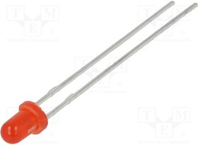 SSL-LX3054ID, LED Uni-Color Red 635nm 2-Pin T-1