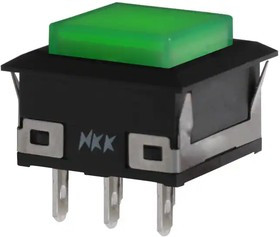 UB15KKW015F-FF, Pushbutton Switches SPDT ON-(ON) GREEN UB15KKW015F-FF, Pushbutton Switches SPDT ON-(ON) GREEN