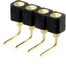 399-10-104-10-007000, Headers &amp; Wire Housings RA TargetConcaveFace Sngl Row