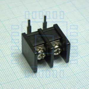 DG55R-B-02P-13-00A(H), Барьерный клеммный блок на 2 контакта. Серия DG55R-B