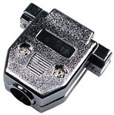 DNT-15C, корпус для D-SUB 15pin металлизированный с удлиненным винтом (158-15CCT)