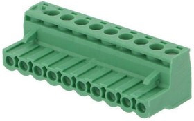 MSTB 2,5/10-ST, Съемная клеммная колодка, 5 мм, 10 вывод(-ов), 24AWG до 12AWG, 2.5 мм², Винт, 12 А MSTB 2,5/10-ST, Съемная клеммная колодка, 5 мм, 10 вывод(-ов), 24AWG до 12AWG, 2.5 мм², Винт, 12 А