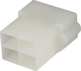 180901, Conn Housing PL 4 POS 7.2mm Crimp ST Cable Mount Natural Carton