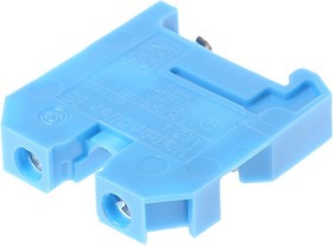 0294380000, AKZ Series Blue Standard Din Rail Terminal, 0.22 4mm², Single-Level, Screw Termination
