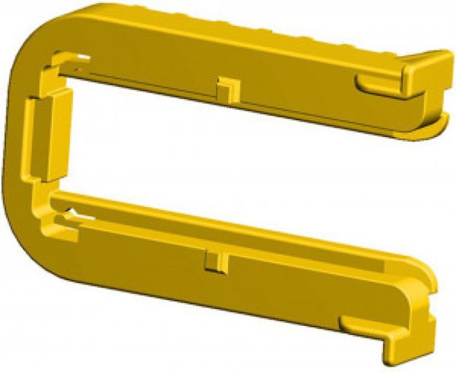1564411-1, Connector Accessories Mounting Clips Straight Glass Filled Polybutylene Terephthalate Yellow Automotive Carton