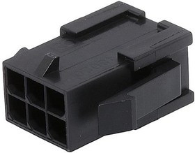 43020-0608, Headers &amp; Wire Housings MICROFIT 3.0 PLUG DR PNLMNT 6P HF GW