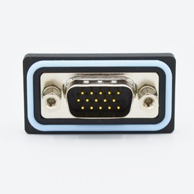 HDF-S15-103L011, HDF 15 Way Solder D-sub Connector Plug, 2.29mm Pitch, with 4-40 Screw Locks HDF-S15-103L011, HDF 15 Way Solder D-sub Connector Plug, 2.29mm Pitch, with 4-40 Screw Locks