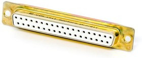 DC37SII, D-Sub Standard Connectors DSUB 37F SOD GF ZINC
