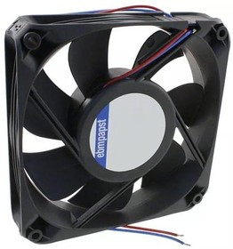 4412FNH, Вентилятор осевой, 119х119х25мм, 12В, DC, 12Вт, качения, 5400об/мин, 2 провода