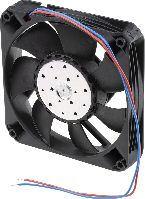 4412FNH, Вентилятор осевой, 119х119х25мм, 12В, DC, 12Вт, качения, 5400об/мин, 2 провода 4412FNH, Вентилятор осевой, 119х119х25мм, 12В, DC, 12Вт, качения, 5400об/мин, 2 провода