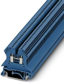 3005840, DIN Rail Terminal Blocks UK 1.5N BU 4.2mm FEED THRU 15A BLUE