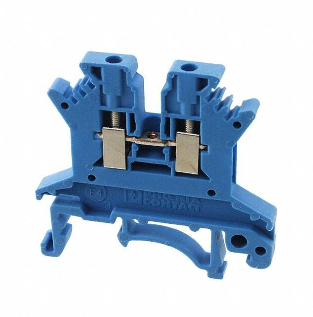 3005840, DIN Rail Terminal Blocks UK 1.5N BU 4.2mm FEED THRU 15A BLUE