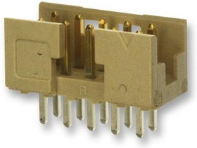 98414-G06-06LF, Conn Shrouded Header (4 Sides) HDR 6 POS 2mm Solder ST Thru-Hole Minitek® Bag