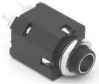 ACJS-MIVS-3, Phone Connectors 1/4" (6.35mm) Phone JK Stereo Solder Lug