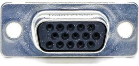 164A17159X, D-Sub High Density Connectors 15P HD Socket Solder pin TH Hole 164A17159X, D-Sub High Density Connectors 15P HD Socket Solder pin TH Hole