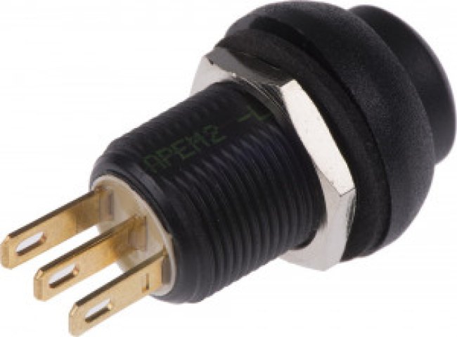 IMR7Z422104UL, Push Button Switch, Momentary, Panel Mount, 13.6mm Cutout, SPDT, 28V dc, IP67 IMR7Z422104UL, Push Button Switch, Momentary, Panel Mount, 13.6mm Cutout, SPDT, 28V dc, IP67