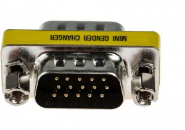 D Sub Adapter Male 15 Way D-Sub to Male 15 Way D-Sub