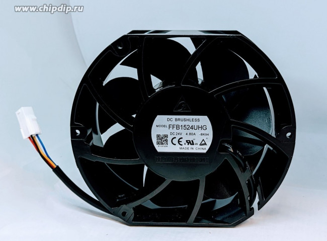 Вентилятор Delta Electronics FFB1524UHG DC 172x150x51мм 24V 24W 4.8A 4pin