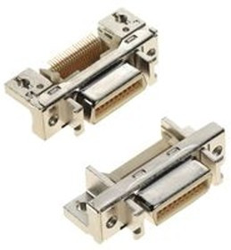 10250-1S10PE, D-Sub Micro-D Connectors 50P SMT RA RECEPT