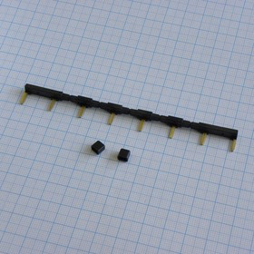 095.18.0, 8-полюс. перемычка, черный