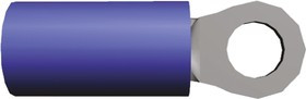 342144-1, PLASTI-GRIP Insulated Ring Terminal, M5 Stud Size, 1mm² to 2.5mm² Wire Size, Blue