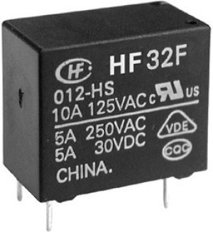 HF32F/024-ZST, Реле силовое, SPDT (одна контактная группа-два направления) катушка 24В HF32F/024-ZST, Реле силовое, SPDT (одна контактная группа-два направления) катушка 24В