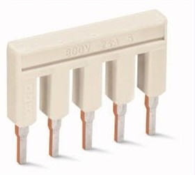 2002-405, 5-конт. перемычка изолированная, св.-серая