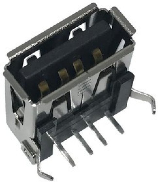 UE27AC5413H, USB Connectors USB, Type A rght angl,hgh tmp