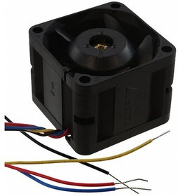 FFB03612EHN-BGA, DC Fans Fan, 36x28mm, 12VDC, 16.3CFM, 4.68W, 0.39A, 50dBA, Ball, 4-Leads, Tach/PWM