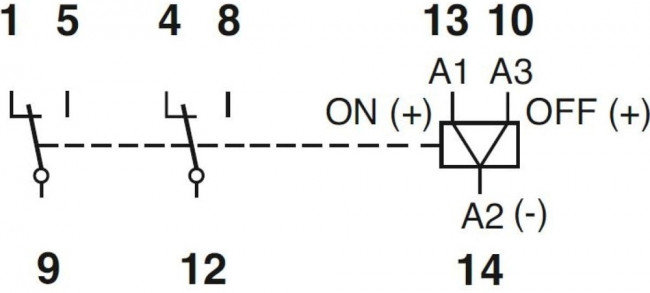 Промежуточное реле C9-R21/DC12V PN85055 Промежуточное реле C9-R21/DC12V PN85055