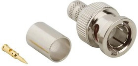 112508, RF Connectors / Coaxial Connectors BNC CRIMP PLUG RG 6/U-75 OHM