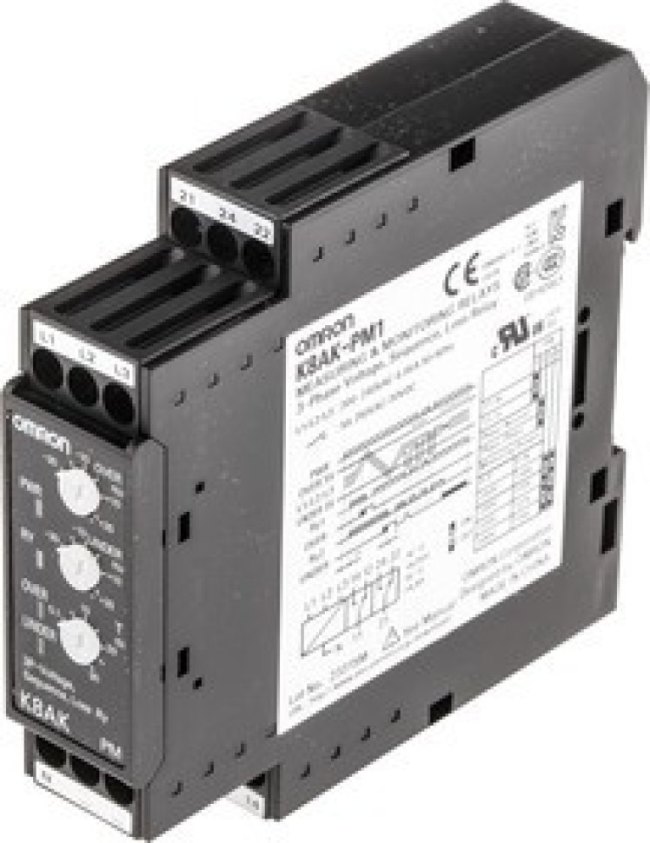 K8AKPM1200240VAC, Phase Monitoring Relay, 3 Phase, SPDT, DIN Rail K8AKPM1200240VAC, Phase Monitoring Relay, 3 Phase, SPDT, DIN Rail