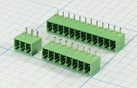 Клеммник разъемный, 12 контактов, шаг 3.5мм, на плату, угловой, 15EDGRC-3,5-12P-14-00A; №12627 клеммн раз\\12P3,5\плат\ угл\15EDGRC-3,5-12P-