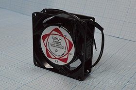 Вентилятор 80x80x25, напряжение 220В, ток 0,07А, выводы 2L, подшипник скольжения, SF8025AT SUNOH