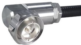 16"716-50-9-5/033"-E, Разъем РЧ / Коаксиальный, Коаксиальный 7/16, Прямоугольный Штекер, Зажим, 50 Ом