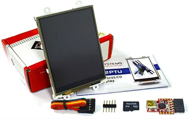 SK-32PTU, SK-32PTU TFT LCD Colour Display Starter Kit / Touch Screen, 3.2in, 240 x 320pixels