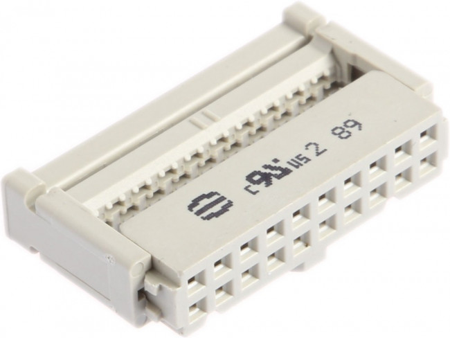 0918 520 6813, Разъем типа провод-плата, 2.54 мм, 20 контакт(-ов), Гнездо, Серия SEK 18, IDC / IDT, 2 ряд(-ов)