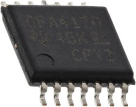 OPA4170AIPW, OPA4170AIPW, Precision, Op Amp, RRO, 1.2MHz 1 MHz, 2.7 36 V, 14-Pin TSSOP