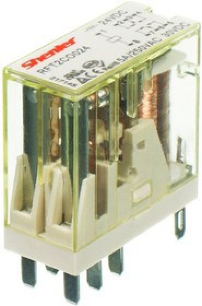 Реле RFT2CO012, 2CO, 8A(250VAC/30VDC), 12VDC