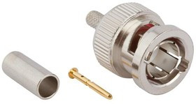 031-80105, RF Connectors / Coaxial Connectors 75OHM STR CRIMP PLUG 735A