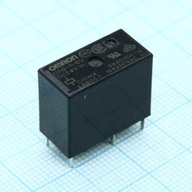 G5Q-1EU-24DC (TY), Универсальное реле, серия G5Q, силовое, без защелки, SPDT, 24В DC, 10А G5Q-1EU-24DC (TY), Универсальное реле, серия G5Q, силовое, без защелки, SPDT, 24В DC, 10А
