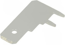 PCFL250, Наконечник: плоский, 6,35мм, 0,8мм, "папа", THT, латунь, луженые