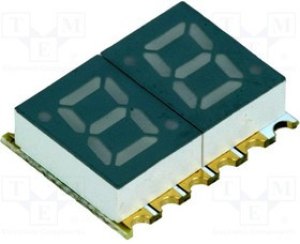 OSK2028A-IG, Дисплей: LED, 7-сегментный, 7мм, 0,28", II.зн: 2, зеленый, 5-15мкд OSK2028A-IG, Дисплей: LED, 7-сегментный, 7мм, 0,28", II.зн: 2, зеленый, 5-15мкд