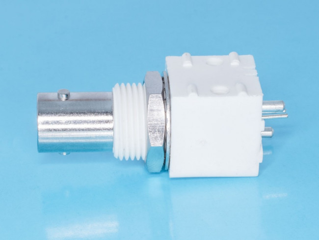 BNC-J, Разъём высокочастотный , гнездо на плату