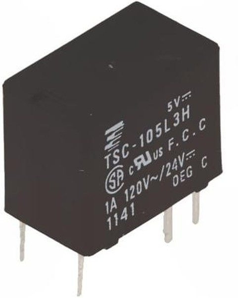 1-1419130-2, Signal Relay 5VDC 1A SPDT( (12.3mm 7.4mm 9.9mm)) THT