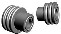 1719043-1, Connector Accessories Sealing Plug Straight Silicone Green Automotive